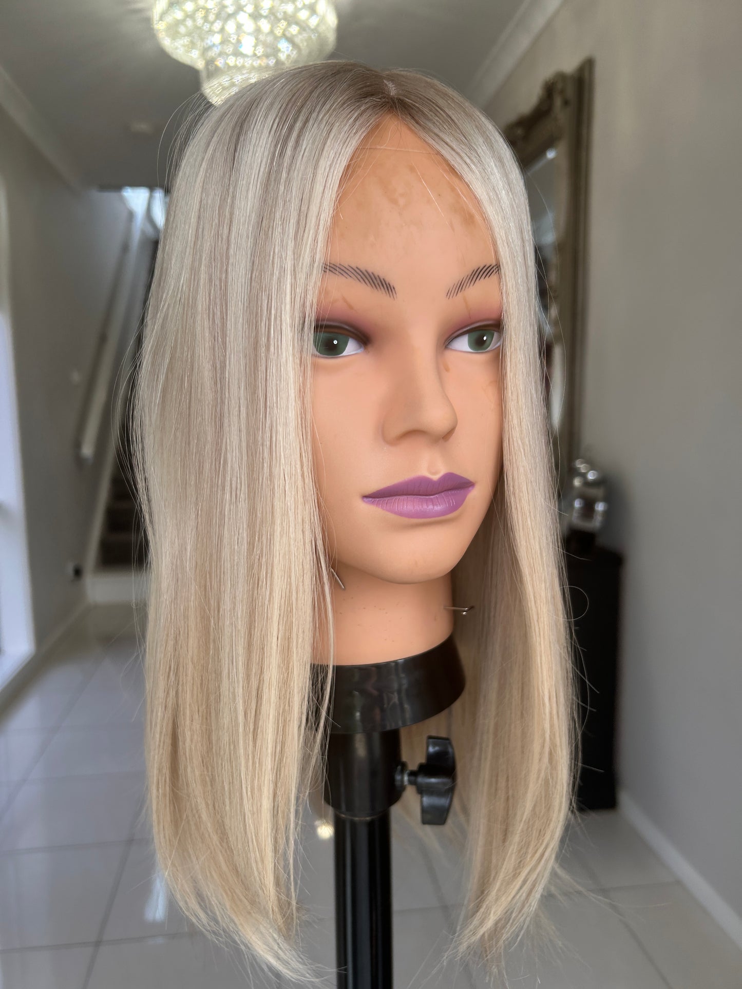 “Jessica”16 inch silk topper